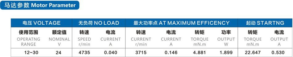 Carbon brush motor for water pump
