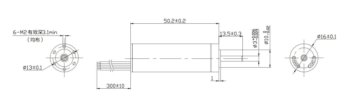 VEC-16 series Brushless Coreless Motor design VEC-16 series Brushless Coreless Motor design